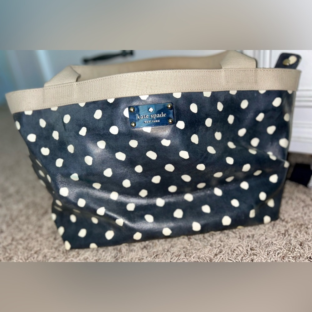 Women’s Kate Spade Black Polka Dot Handbag